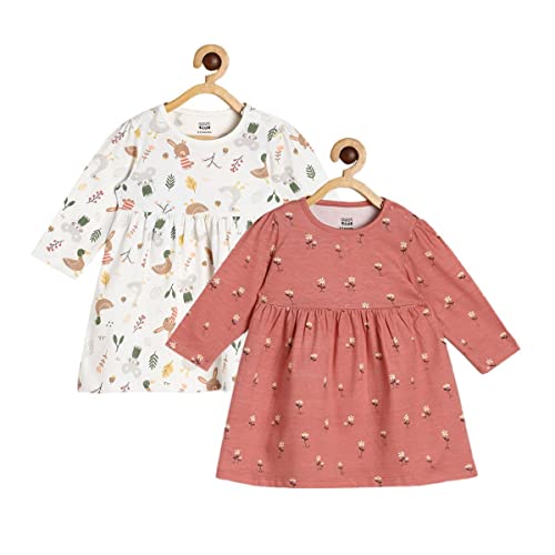 Image of miniklub Multicoloured Organic Cotton Empire Dress