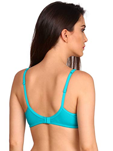 Image of Jockey 1722 Women's Wirefree Non Padded Super Combed Cotton Elastane Stretch Medium Coverage Everyday Bra with Concealed Shaper Panel and Adjustable Straps