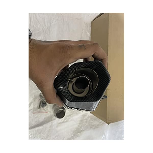 AUTO MT Universal Motorcycle AKRA POVIC Muffler Exhaust Pipe Black Akra povic Full Carbon Exhaust WID DB Killer Universal for All Bikes