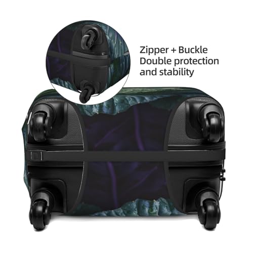 Travel Luggage Cover Fashion Suitcase Protector Bright Cabbage Spandex Baggage Covers Washable Suitcase Covers Anti-Scratch Luggage Cover Protectors Fits 18-32 Inch Suitcases X-Large3