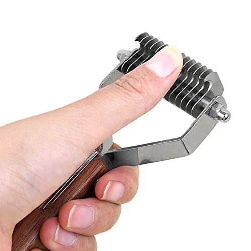 LIDCOM Brosse à sous-Poil - démêlage Double Face pour Cheveux lâches - Y-Shape Undercoat Rake Pet Grooming Supplies for Dogs, Cats with Short Or Long Hair - Image 6