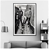 XINAR Toile Peinture 40x60cm sans Cadre The Clash London Couverture du Premier Album 976 Photos murales de la Maison Affiches décoratives du Salon