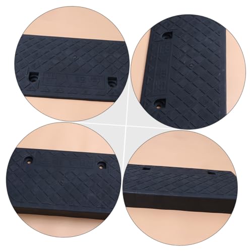 Rampa para umbral de coche de plástico negro 50x27x9 cm miniatura 3