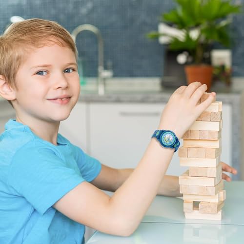 Timever Kids Watch with Elastic Fabric Strap, Waterproof Analog Watch for Boys & Girls Ages 3-12 | Fun Learning Timepiece | Ideal Gift for Toddlers & Children