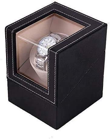 Boîte de la montre pour remonter les modèles automatiques avec rotateur élégant