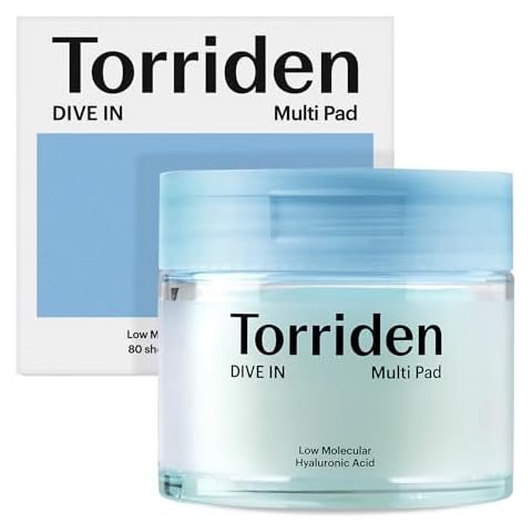 Torriden DIVE IN Multi Pad (80 pads) | Serum infused Facial Pads for Cooling, Soothing, Hydrating Spot Masking | Hyaluronic Acid, Panthenol, Allantoin Cover