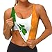 Irish Flag Print Lightweight Trendy Women Sports Vest Yoga Workout Running Vests All Seasons
