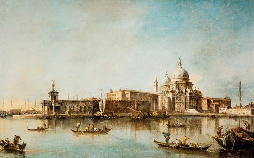 Tableau Francesco Guardi Santa Maria pour raviver un mur vide avec un art mural vintage