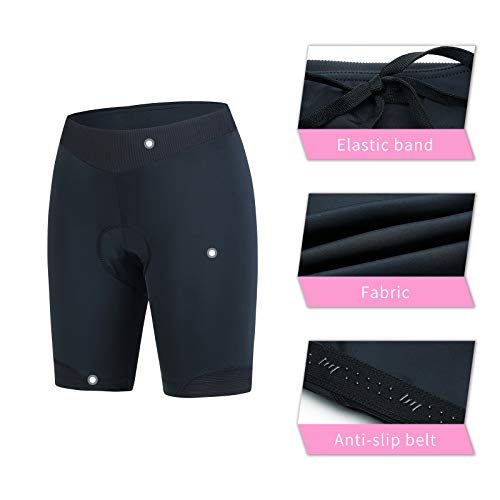 Image of Beroy Women's Triathlon Shorts with 3D Gel Padded, Cycling and Spinning Pants.