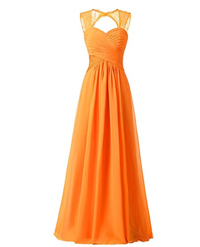 Robe trapèze orange sans manche en taille 34 idéale pour vos terrasses d'été