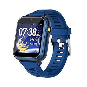Smart Watch, Children, Selfie Camera, Wristwatch, Kids, Game Watch, Boys, Toys, Intellectual Toy, Smart Watch, Activity Meter, Voice, 5-12 Oz, Smart Watch for Kids, Games, Music Playback, Alarm, Pedometer, Recording, Dial Change, Clock USB Rechargeable, Girls, Boys, Popular, Kindergarten Entrance Celebration, Gift, Birthday, Elementary School Student
