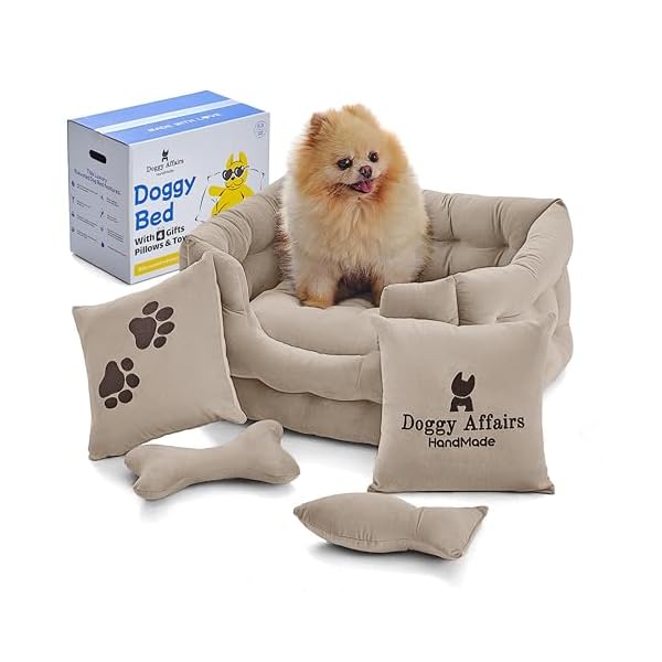   Luxury-Dog-Beds-for-Small-Dogs-and-Cats-Extra-Small-Dog-Bed-with-Removable-Washable-Cover-Fancy-Pet-Bed-Premium-Dog-Couch-Bed-Non-Slip-Pet-Sofa-XS-Puppy-Bed