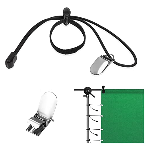 GOLDEROC 12 Stück Hintergrund Klammern Halter Klemmzwingen Set Hintergrundclip für Fotostudio Fotografie Hintergründe Cover