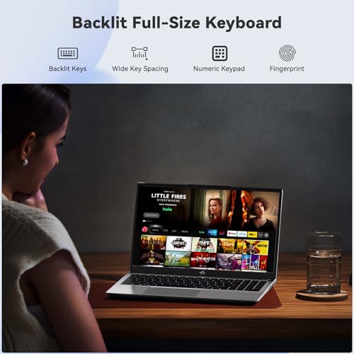 Image of NIMO 15.6 inch IPS FHD Student Laptop, 12th Gen Intel Core i3-1215U (Up to 4.4GHz, Beat R5 7520U) 16GB RAM 512GB SSD Computer with 180 View, 65W PD, 2Yr Warranty, Wi-Fi 6, Portable for Home and Business