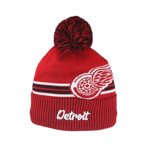 Image of ZHATS NHL Unisex-Adult NHL Officially Licensed Beanie Pom Rush