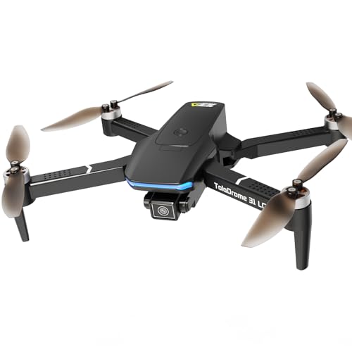 Toladrone TD31LCD drone con cámara para principiantes, pantalla LCD mando a distancia