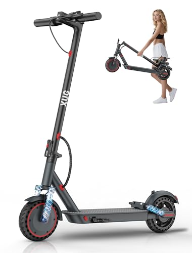 Electric Scooter for Adults with Dual Suspension System –