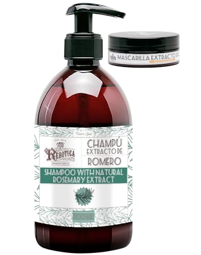 Mi Rebotica - Champú de Romero para el Cabello (Cabello Normal, Graso, Fino o con Caspa + Muestra)