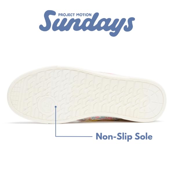 Image of Sundays Canvas Sneakers Women - Memory Foam Insole with Breathable Canvas Shoes for Women Footwear - Non-Slip with Lightweight and Comfortable Womens Sneakers