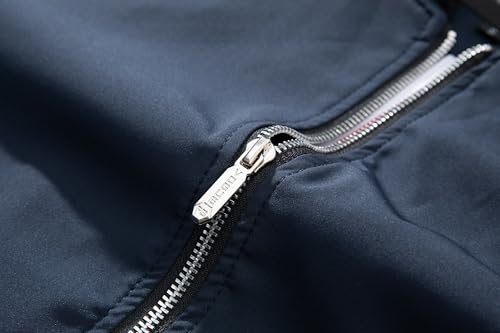 Men's Lightweight Jacket Casual Bomber Jacket Spring Fall Windbreaker3