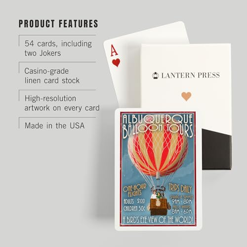Baraja de póker vintage Albuquerque, 52 cartas miniatura 3