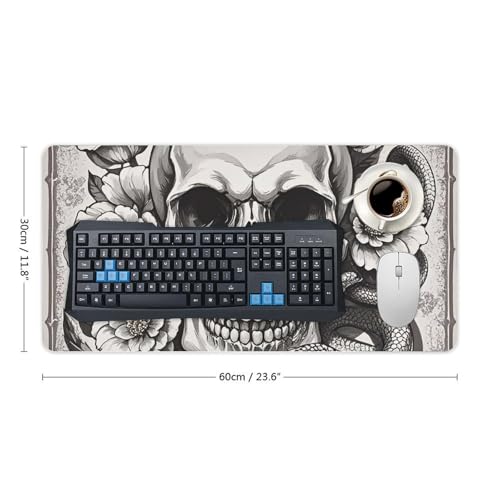 Protector de escritorio para mouse impermeable 24x12 blanco miniatura 2