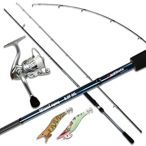 Amazon.co.jp: スピニングコンボ - ロッド・リールセット