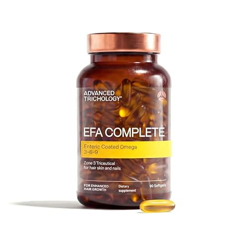 EFA COMPLETE with optimal levels of High Potency Flax Oil, Fish Oil, Borage Oil, and Evening Primrose Oil 800mgs (90count).