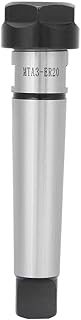 MTA3 Morse Taper Collet Chuck Holder M12 Carbon Steel CNC Milling Lathe Straight Shank Milling Arbor Adapter (MTA3-ER20)