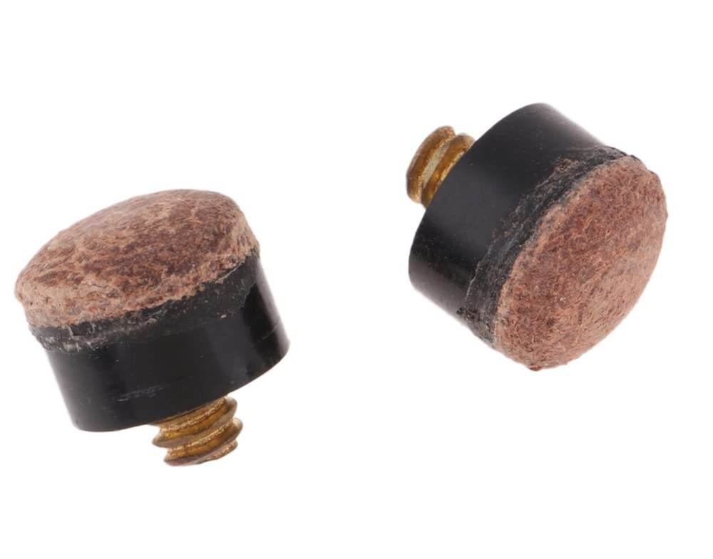 Replacement SCREW IN ON Snooker/Pool CUE TIPS Threaded Various Sizes Ferrules (11mm,20 pcs)