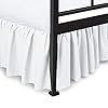 Ruffled bed skirt split corners ultrasoft poly cottonmicrofiber upto 16 drop expertise tailored fit wrinkle free bed skirt dust ruffle full whiteavailable in all bed sizes and 10 colors  urban country home decor