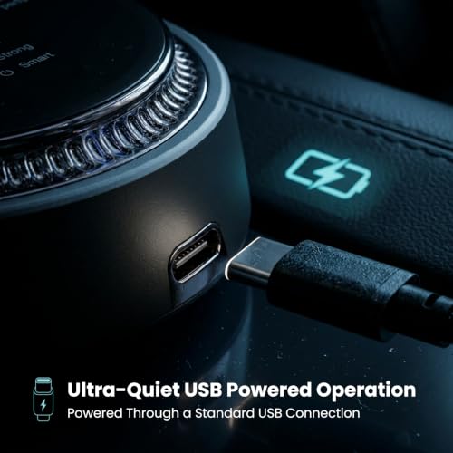 Image of HomeEssentials Smart Car Air Freshener Diffuser, Automatic Fragrance Diffuser for Car, Adjustable Scent Intensity, USB Rechargeable, Quiet Aromatherapy Air Freshener for Car, SUV