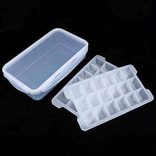 Molde para cubitos de hielo con tapa y caja de almacenamiento miniatura 4