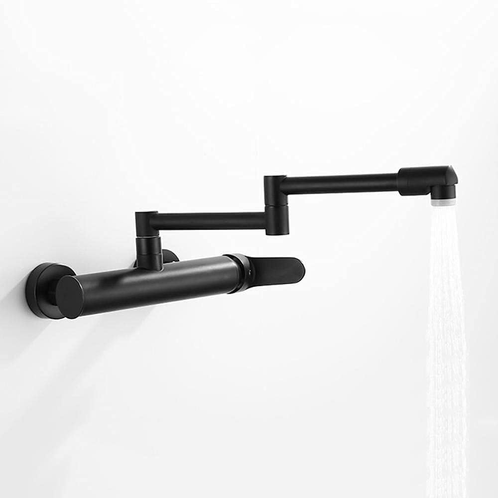 Design noir SK robinet de cuisine mural multifonction haut de gamme