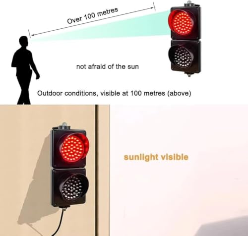 Semáforo led industrial TYH impermeable IP65 con robusta carcasa policarbonato 8