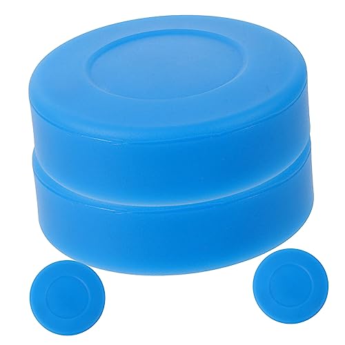 BESPORTBLE Replacement Ice Hockey Puck 4pcs Hockey Plastic Training and Game Use Low Friction Regulation Size