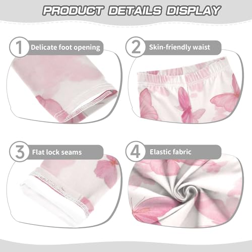 GuoChe Butterflies Shorts for Teen Girls Cotton Cartwheel Shorts Outfits Clothes Under Dress3