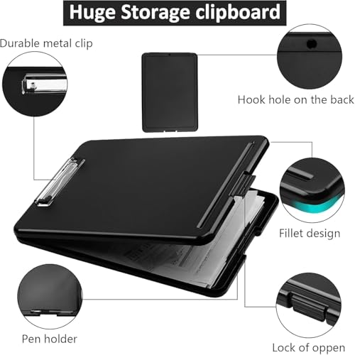 Image of Expandable A4 File Folder Organizer | Document Storage Bag with Multiple Pockets | Durable Multicolor Case for Office, School, Bank, Hospital & Home Use (Writing Pad)