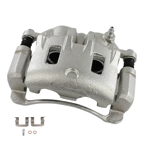 Image of cciyu Front Left Disc Brake Caliper Assembly w /Bracket 19B2710 | For Hyundai Model - For Santa Fe 2001-2006, For XG300 2001, For XG350 2002-2003