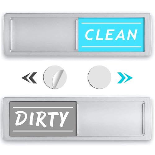 Stylish Dishwasher Magnet Clean Dirty Sign - Easy to Read, Strong Magnetic for Home Kitchen Decor