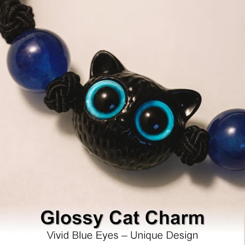 Halloween Black Cat Costume Accessories - Black Cat Bracelet, BlackCat National Day Jewelry, Cat Lovers Gift for Women & Girls4