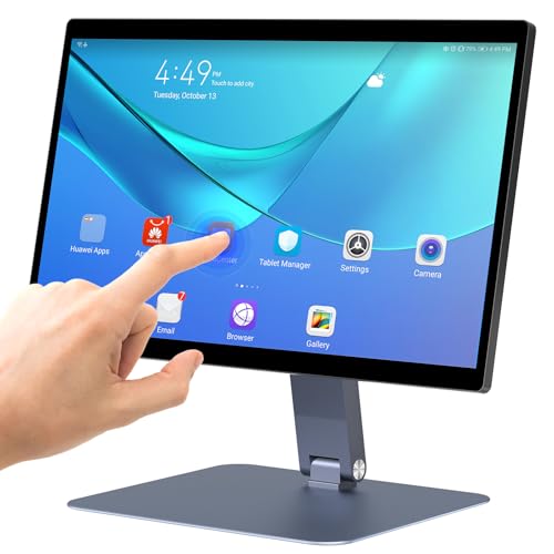 OuuOee 15.6' All-in-One Desktop Computers, FHD 180°Adjustable Touchscreen...