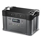 【21年8月品質改善バージョン】ALLPOWERS Monster X ポータブル電源 2000W ポータブルバッテリー： 1500Wh 大容量 AC100V正弦波 家庭用蓄電池 専用アプリ操作 ポータブル充電器 UPS無停電電源装置 防災非常用電源 電気自動車に給電可能 車中泊モバイル電源 キャンプ大容量バッテリー 2年保証