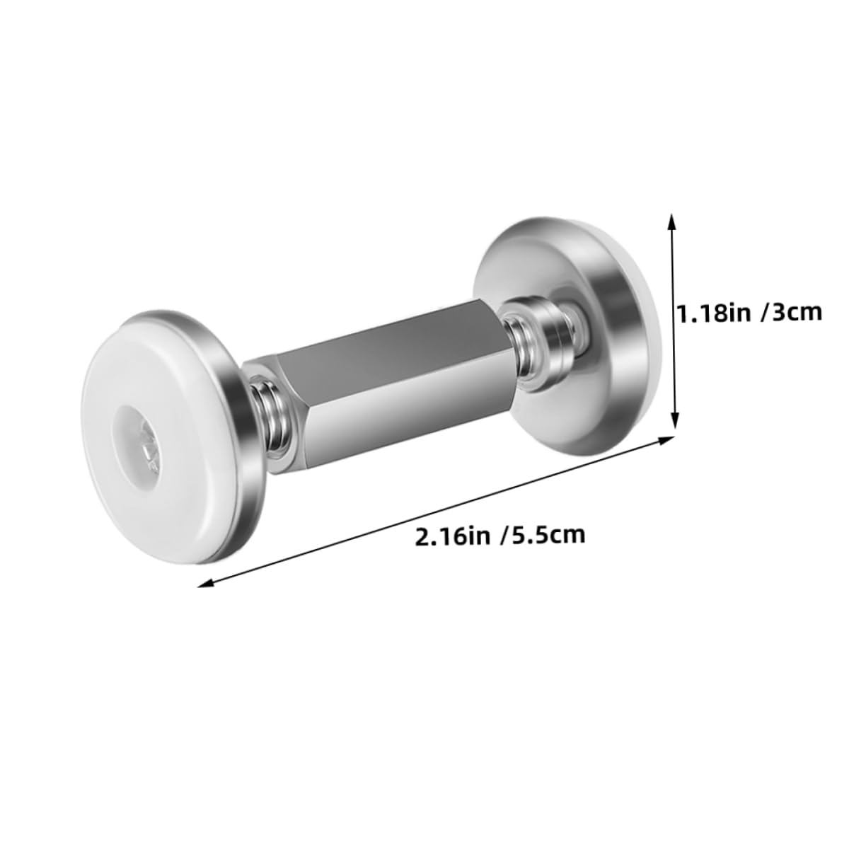 SWOOMEY 2pcs Adjustable Headboard Stoppers Shake Tool for Wall Protection Threaded Bed Frame Stabilizer Easy Installation for Beds Sofas and Cabinets