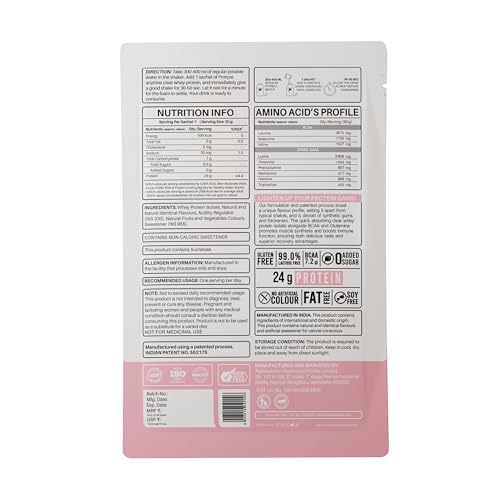 Image of Protyze Anytime Clear Whey Protein (5 Servings, Royal Rose)