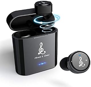 True Wireless Earbuds,Miracle&Lesoul S7 Bluetooth 5.0 in-Ear Earphones With Mic,CVC 6.0,Charging Case,IPX7 Waterproof
