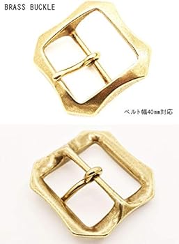 Amazon | [CHAOS] 日本製 レザーベルト用 ブラスバックル 国産