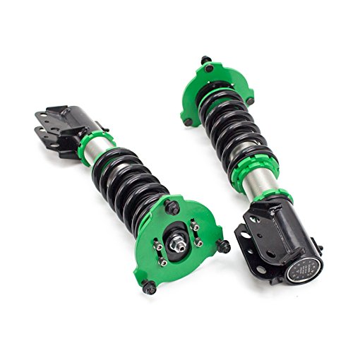 Rev9 R9-Hs2-019 Hyper-Street Ii Coilover Suspension Lowering Kit, Mono-Tube Shock W/ 32 Click Rebound Setting, Full Length Adjustable, Compatible With Mitsubishi Lancer Evolution (Ct9A) 2003-06 #TOP2