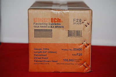 1 Case of 3/4"Galvanized 18 Gauge Brads 20/Case for Senco,Grex,Bostitch & DeWalt