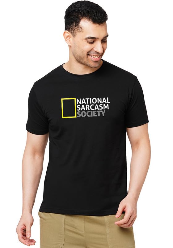Image of Wear Your Opinion Mens Graphic Printed T-Shirt (Design: Sarcasm Society)